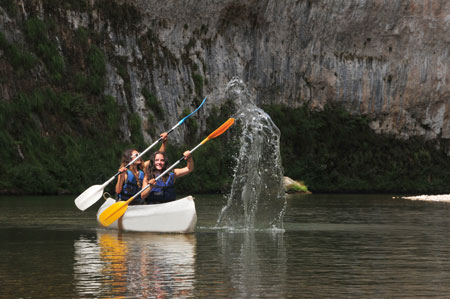 Canoe dans le Tarn